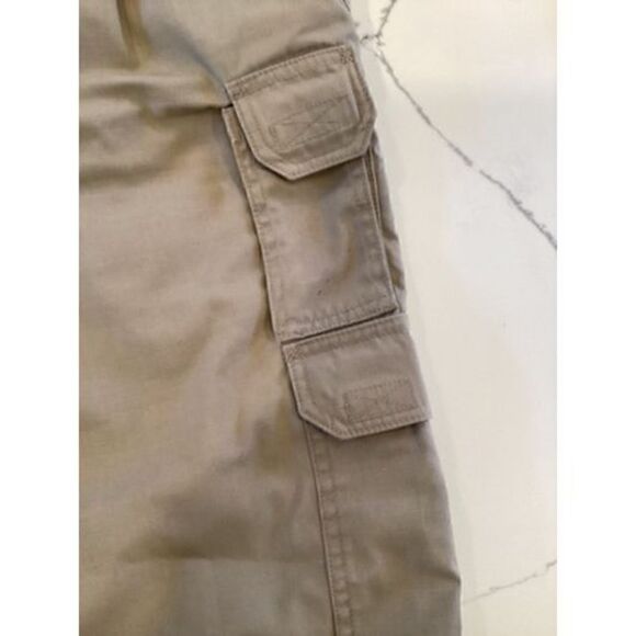 5.11 Tactical Taclite Pro Pants Ripstop Stone Sz 40 Mens - Picture 3 of 8